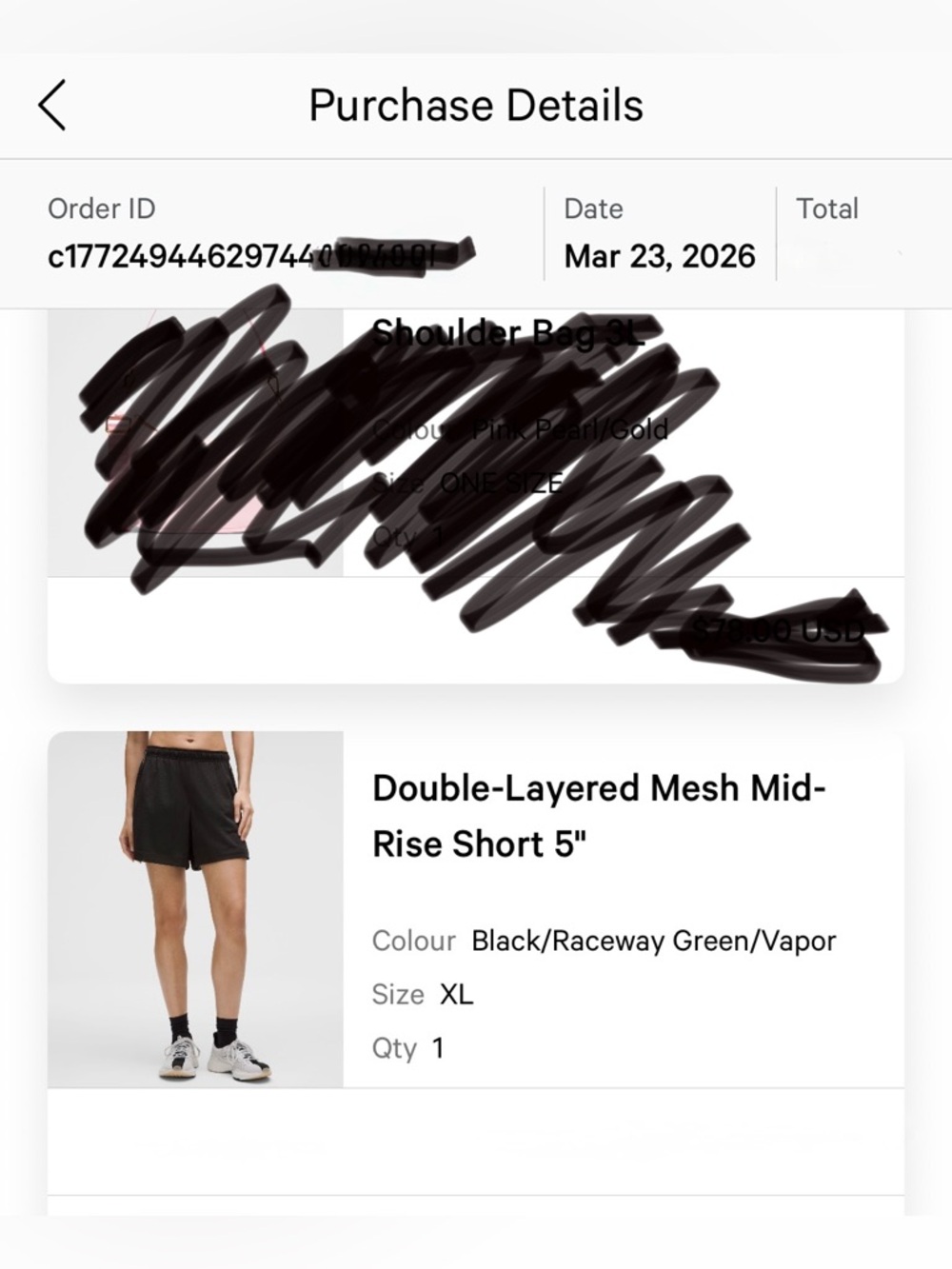 NWT-Lululemon Double-Layered Mesh Mid-Rise Shorts-5” Inseam-Womens Sz XL - Picture 12 of 12